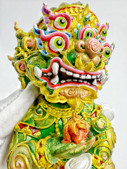 古巴康範（古巴Kamfan／Come芬 ）五眼四耳供奉型（紅／綠兩色）