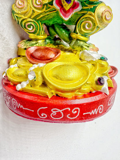 古巴康範（古巴Kamfan／Come芬 ）五眼四耳供奉型（紅／綠兩色）